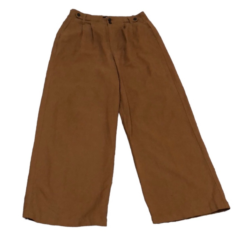 Madewell The Harlow Wide Leg Pants Size 4 Acorn Brown